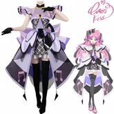 You and Idol Pretty Cure♪ Cure Kyun - Kyun Shigure Kokoro Concert Cosplay Costume - Custom Made for Perfect Fit - Coscosmos