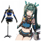 Zenless Zone Zero Qing Yi Cosplay Costume Vest Shorts Accessories Women Set for Halloween - Coscosmos