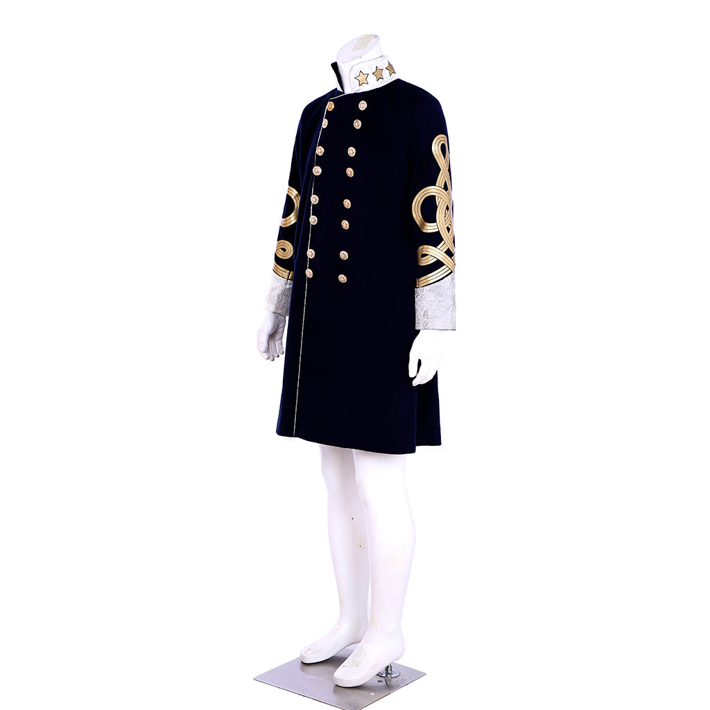 Steampunk Men’s Victorian Wool Coat - Tudor Medieval Costume Jacket | Coscomos