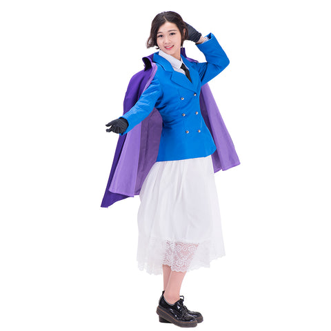 Hetalia: Axis Powers France Nyotalia Female Dress Cosplay Costume