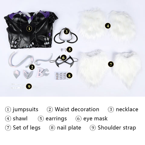Marvel Rivals Black Cat Cosplay Costume