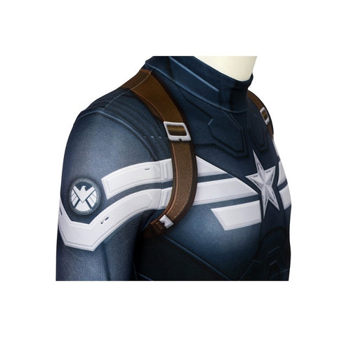 Kids Captain America Winter Soldier Edition 3D Printed Cosplay Costume For Halloween