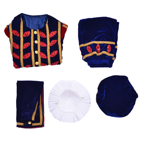 Tudor Knight Cosplay Costume - Medieval Renaissance Blue Outfit for Men | Coscomos