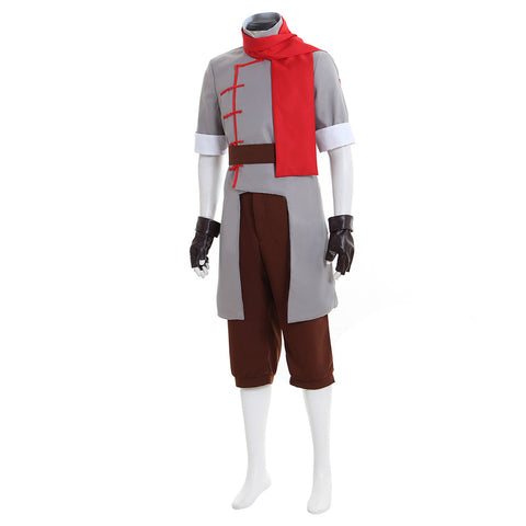 Avatar The Legend of Korra Firebender Mako Cosplay Costume | Authentic Firebending Outfit