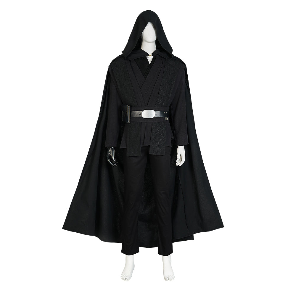 Star Wars Luke Skywalker Cosplay Costume Deluxe Edition & The Mandalorian Movie TV Series Outfit Full Set
