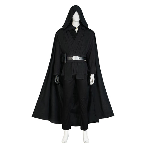 Star Wars Luke Skywalker Cosplay Costume Deluxe Edition & The Mandalorian Movie TV Series Outfit Full Set