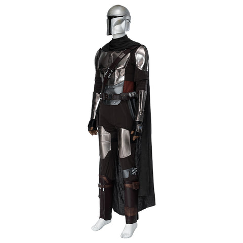 Adult Din Djarin Cosplay Costume - The Mandalorian Season 2 Deluxe Full Set