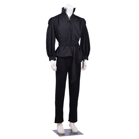 Westley The Princess Bride Cosplay Costume - Black Swordsman Warrior Suit for Halloween