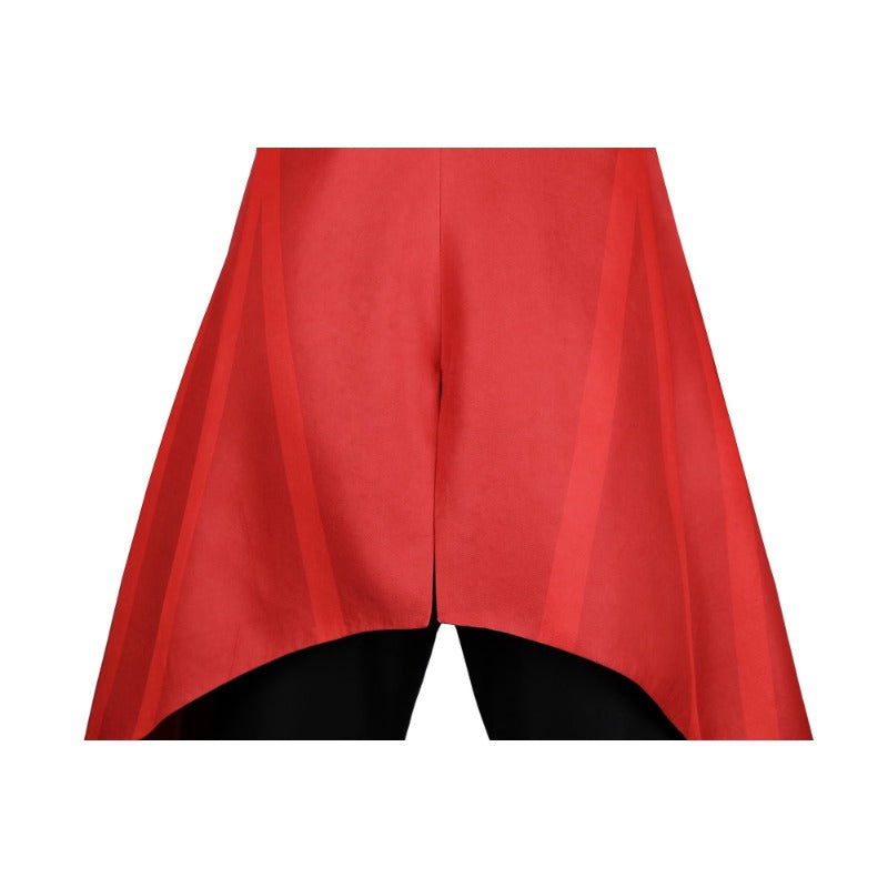 Red Tuxedo with Black Pants Men's Anime Costume for Halloween Party