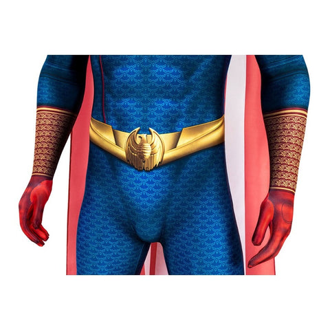 Mens Homelander Costume with Cape – Ben Soldier Cosplay Costume for Halloween