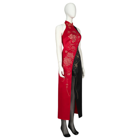 Ada Wong Cheongsam Cosplay Costume from Resident Evil 4 Remake