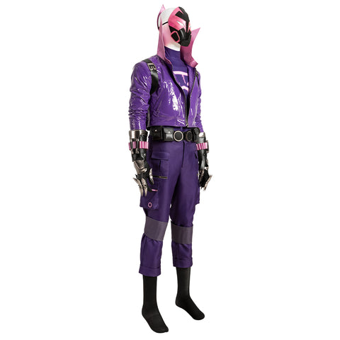 Across The Spider Verse The Prowler Miles Cosplay Costume - Purple Spider-Man Outfit