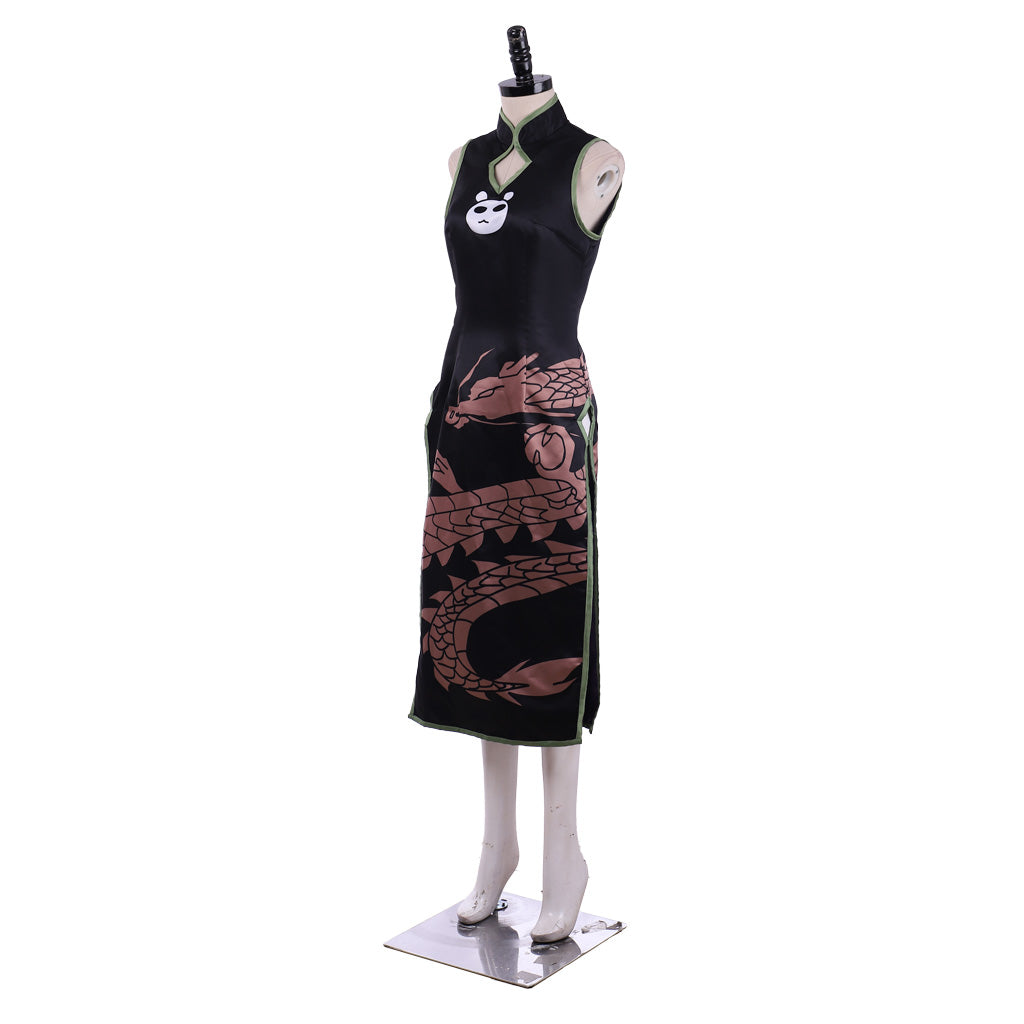 Shaman King Tao Jun Black Cheongsam Cosplay Costume