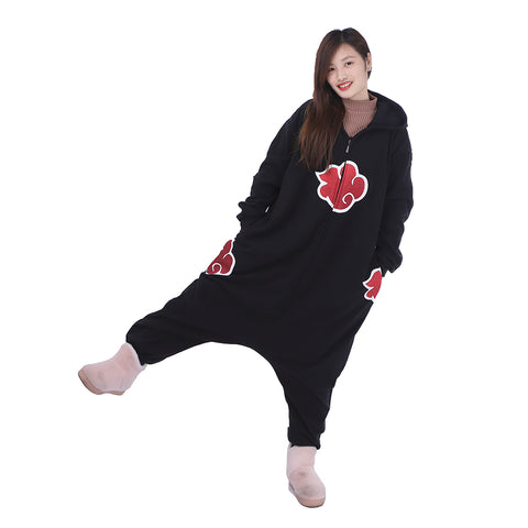 Naruto Akatsuki Rabbit Ear Onesie Cosplay Costume