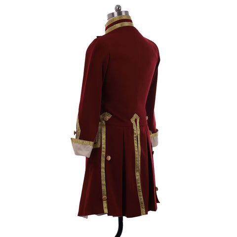 18th Century Colonial Military Uniform Jacket - George Washington Inspired Royal Tailcoat | Coscomos Medieval Series