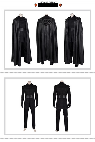 Star Wars: The Rise of Skywalker Kylo Ren Cosplay Costume – Adult Black Series Deluxe Outfit