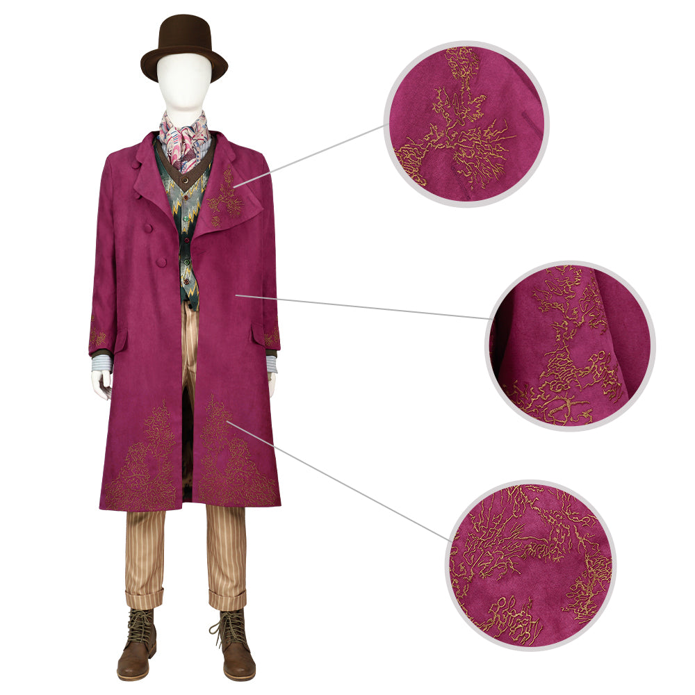 Willy Wonka Cosplay Costume - Embrace the Imagination of Wonka (2023)