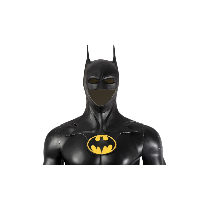 The Flash Batman Bruce Wayne Michael Keaton Cosplay Costume Bodysuit Cloak Mask