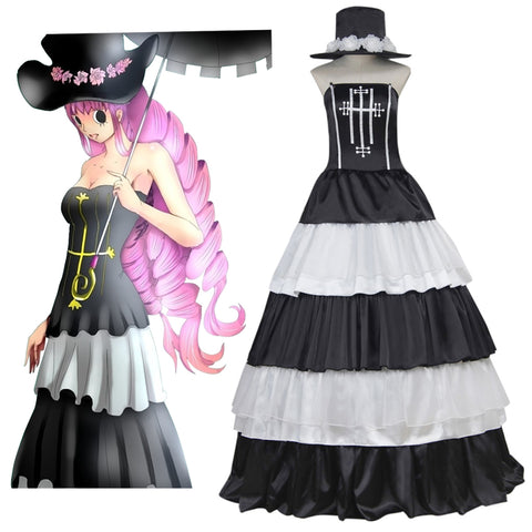 One Piece Ghost Princess Perona Cosplay Costume