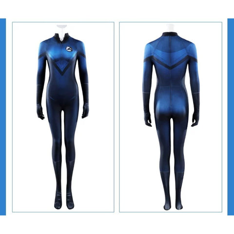 Fantastic Four 2005 Invisible Woman Cosplay Costume