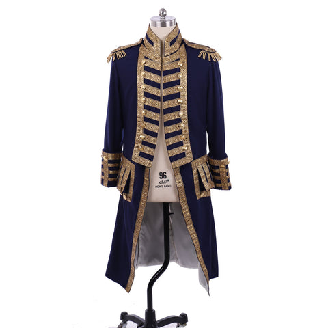 18th Century Royal Military Officer Cosplay Coat - Colonial Uniform Jacket | Coscomos Medieval Series