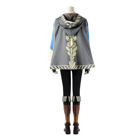 Princess Zelda Blue Cosplay Costume - Breath of the Wild Outfit for Halloween & Events