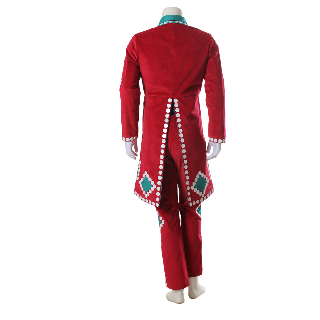 Christmas Red Uniform Men's Movie Cosplay Costume | Custom-Made Santa-Inspired Holiday Outfit for Cosplay & Events