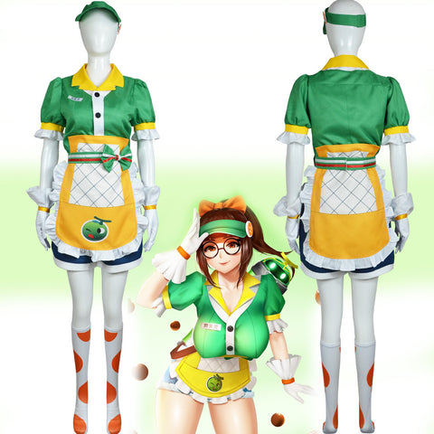 Overwatch Mei Summer Games Skin Cosplay Costume Anniversary - High Quality Game Character Outfit for Cosplay Events