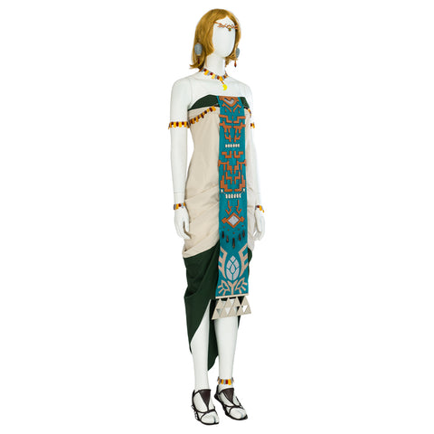 The Legend of Zelda: Tears of the Kingdom Princess Zelda (Zonai Dress) Cosplay Costume