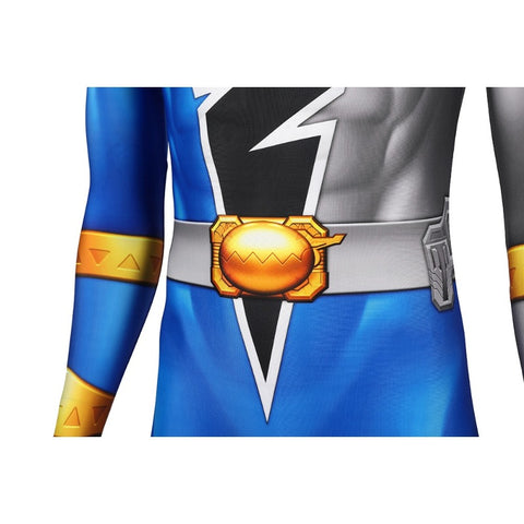 KISHIRYU SENTAI RYUSOULGER Blue Soldier Cosplay Bodysuit Zentai Costume