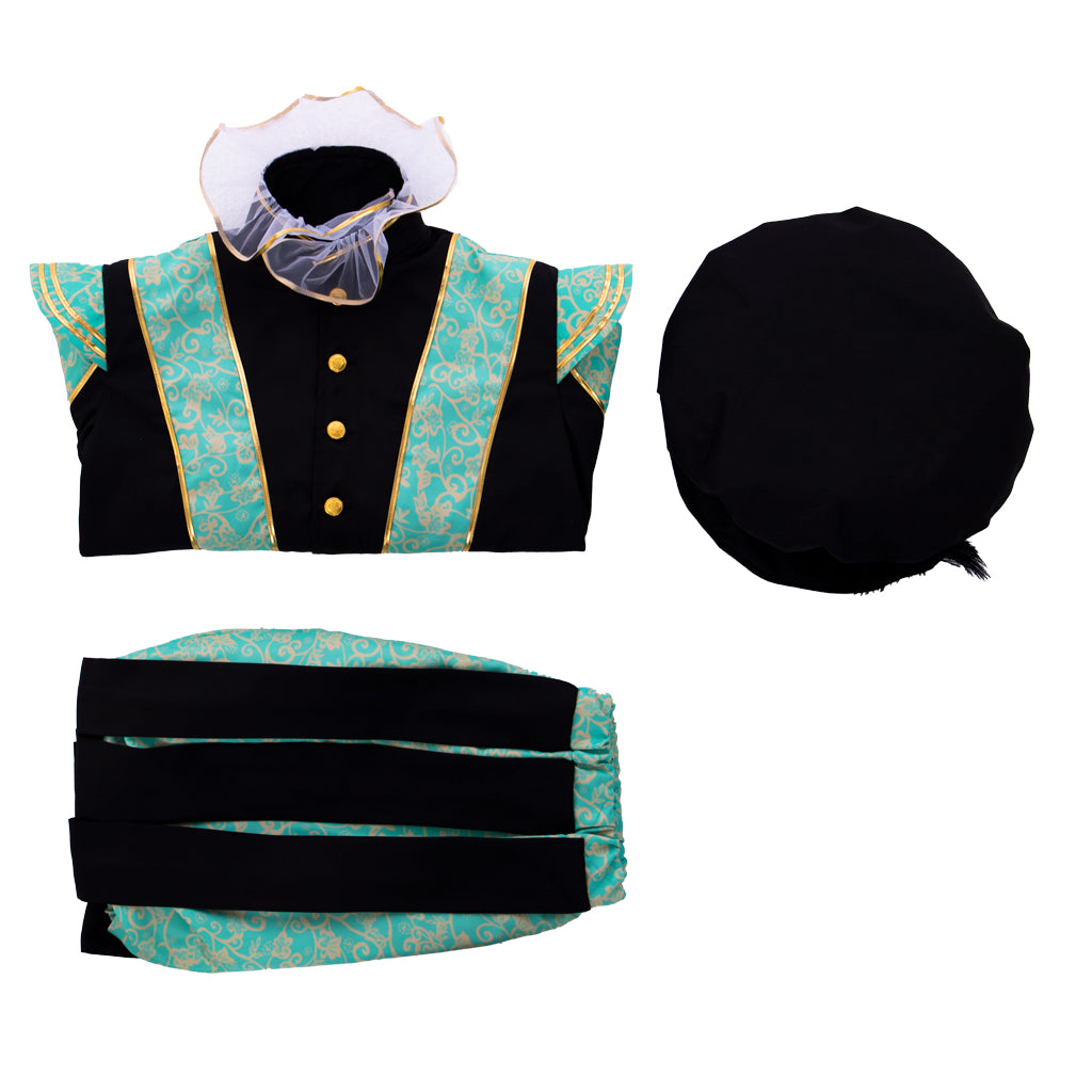 Tudor Court Noble Men's Costume - Elizabethan Prince Outfit with Hat | Coscomos Medieval Series