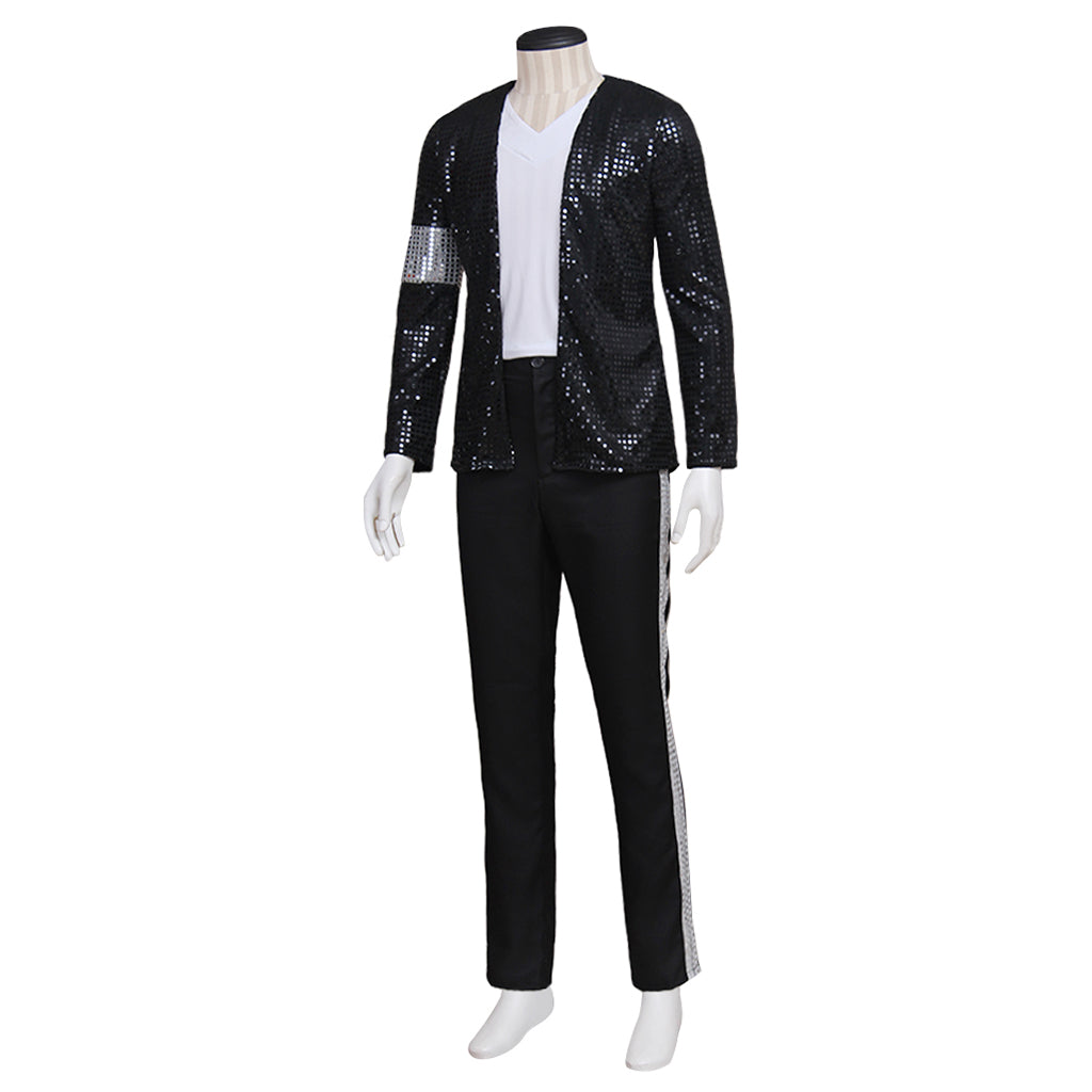 Famous Celebrity Cosplay Costume Jacket & Suit | Stage Performance Outfit with Hat, Top, Pants | Perfect for Halloween, Dance, and Party Events