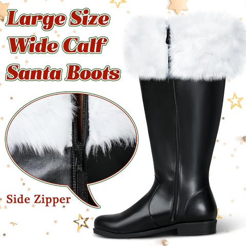 Liitrsh Christmas Santa Claus Boots