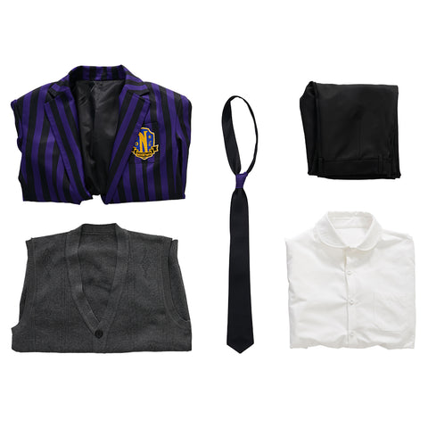 Wednesday Addams Cosplay Costume - Embrace the Gothic Charm