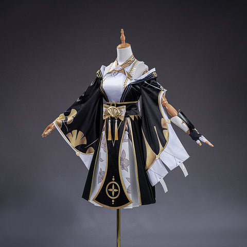 Zenless Zone Zero Hoshimi Miyabi Silver Garden Bloom Cosplay Costume