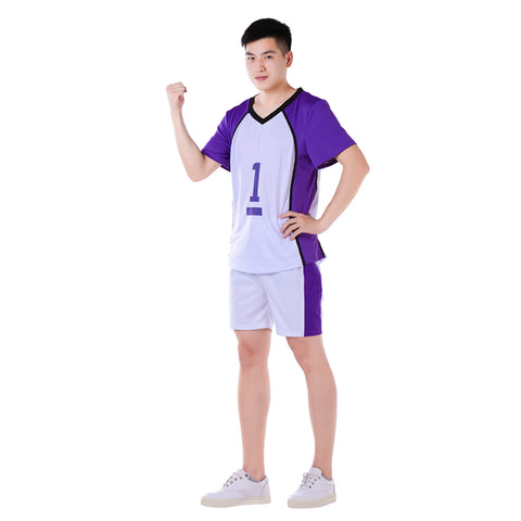 Haikyuu!! Shiratorizawa Academy Wakatoshi Ushijima Cosplay Costume