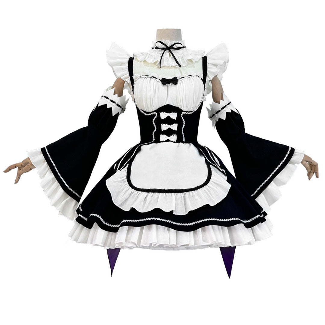 Re:Zero − Starting Life in Another World Rem Maid Cosplay Costume