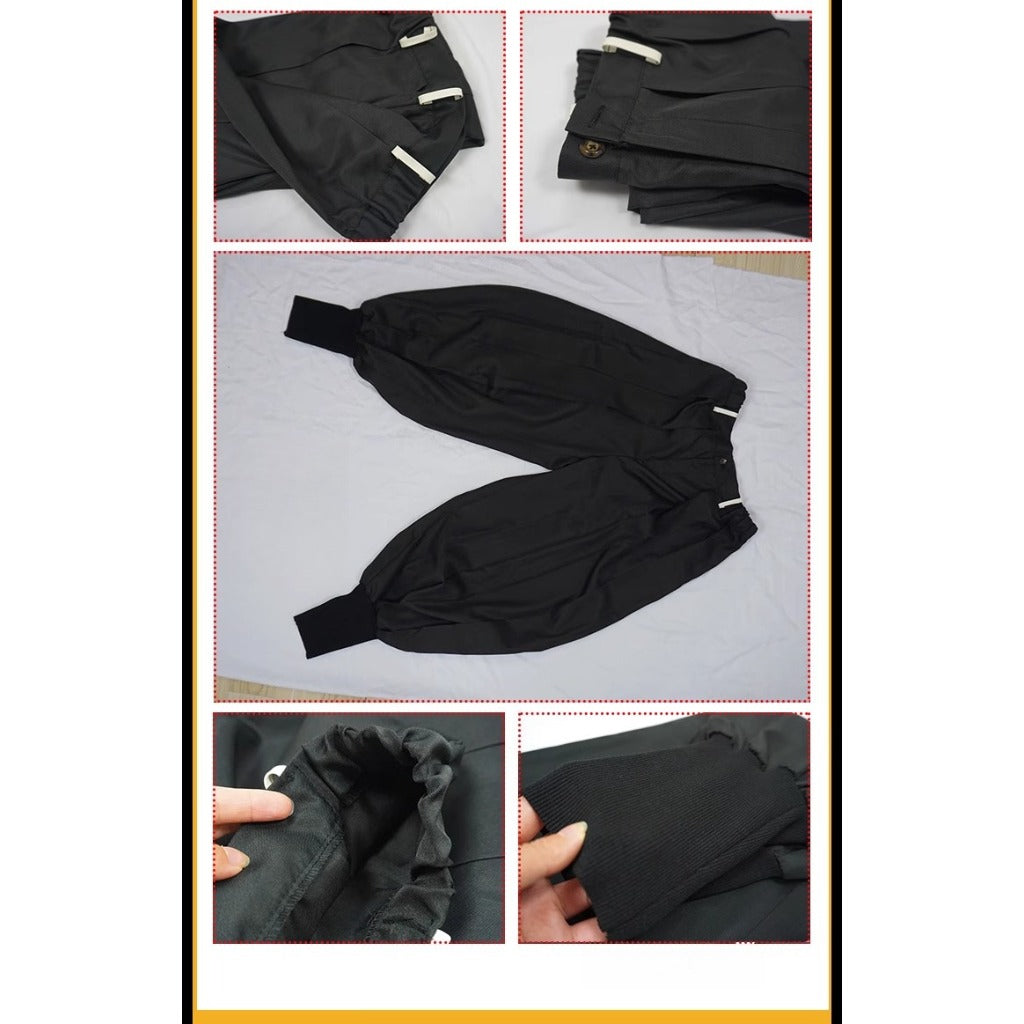 Men's Tomioka Giyu Water Hashira Cosplay Costume Full Set - Demon Slayer