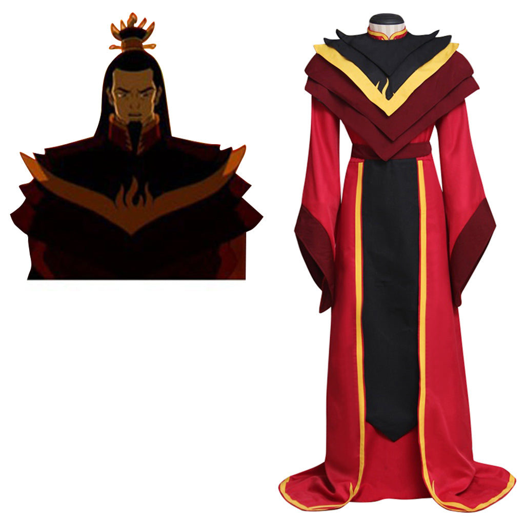 Avatar The Legend of Aang Fire Lord Ozai Cosplay Costume