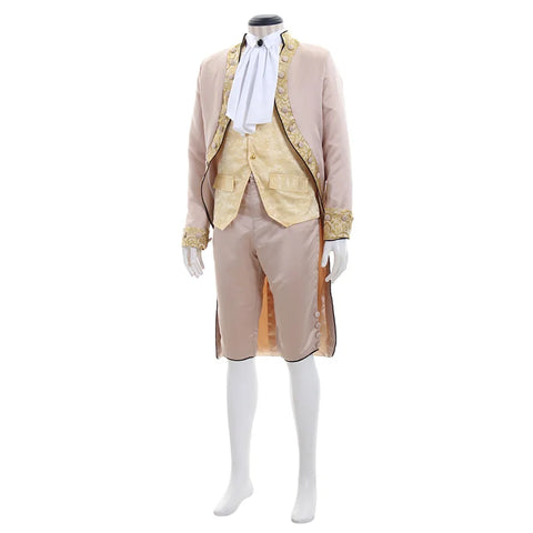 18th Century Colonial Men's Tailcoat Costume - Victorian Rococo Regency Suit | Coscosmos Medieval Series