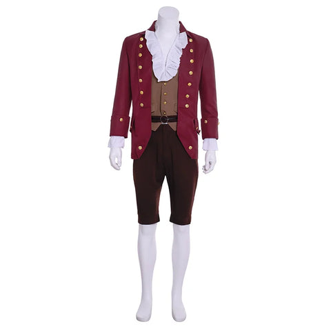 18th Century Colonial Noble Court Uniform | Rococo Medieval Prince Cosplay Costume for Halloween