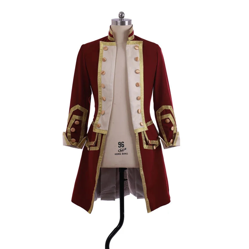 18th Century Royal Military Colonial Tailcoat | George Washington Uniform Cosplay