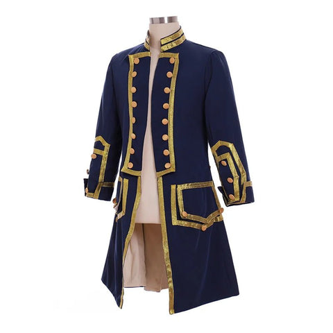 18th Century Colonial Uniform Costume – George Washington Royal Jacket | Coscomos Medieval Series - Coscosmos