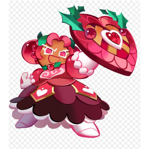Cookie Run Kingdom Hollyberry Cookie Original & Grand Presence Cosplay Costume