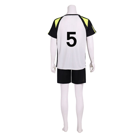 Haikyuu!! Akaashi Keiji Cosplay Costume Jersey No. 5 | Sportswear Anime Cosplay Role Play Outfit