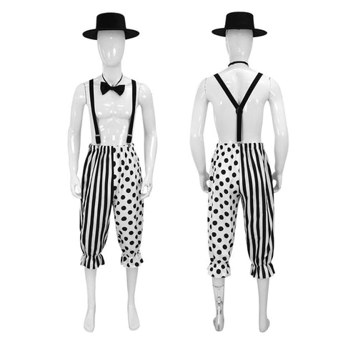 Mime Circus Clown Cosplay Costume