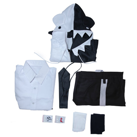 Danganronpa Monokuma Cosplay Costume Full Set - Black & White Bear Outfit