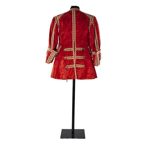 1790s Men's Victorian Tailcoat Red Vest Colonial Rococo Costume | Medieval Wedding Suit by Coscosmos