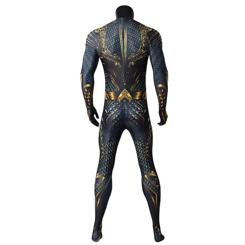 Aquaman Cosplay Costume Jumpsuit Halloween Carnival Suit for Men