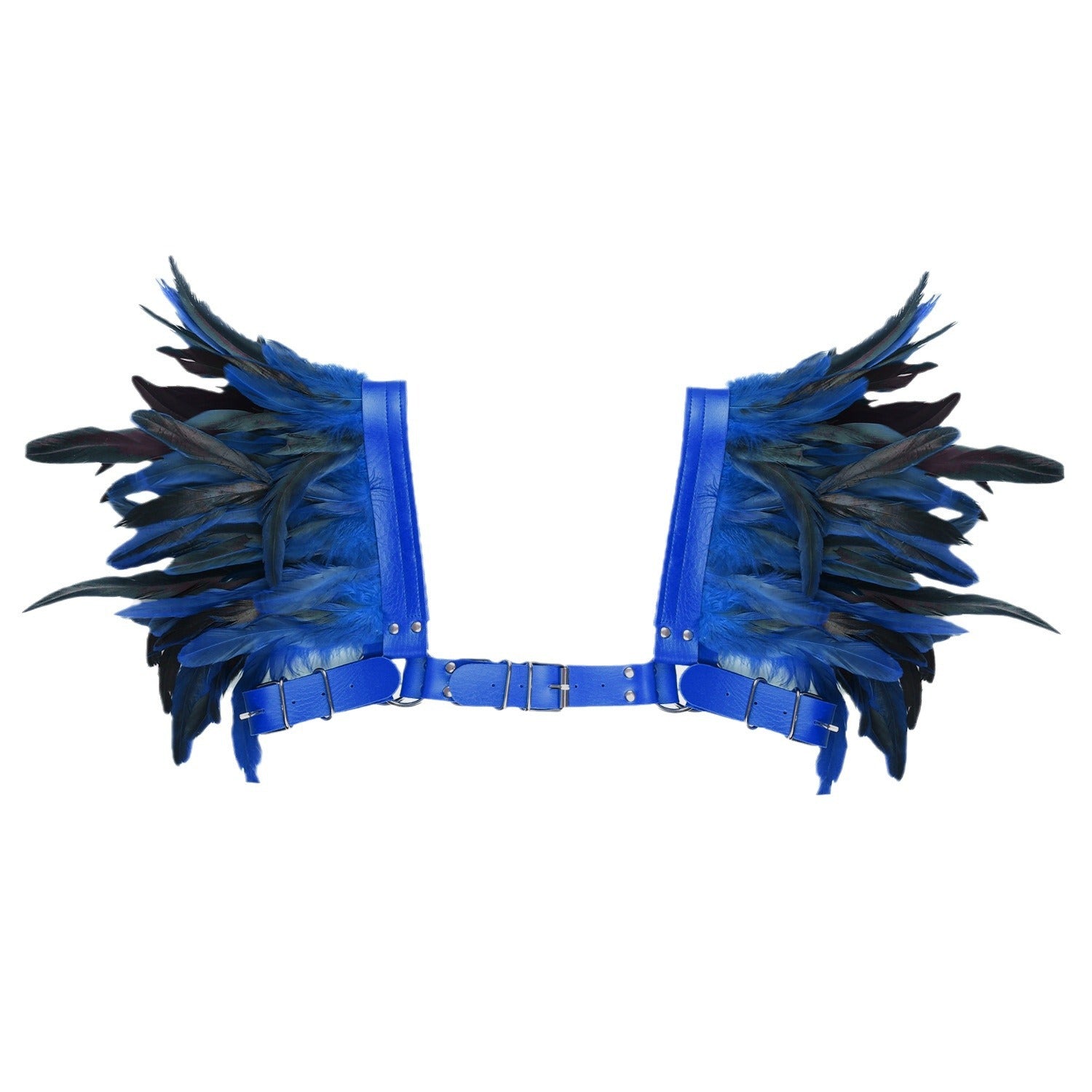 2024 New Halloween Cosplay Feather Cape Men's Cloak Party Costume - Coscosmos